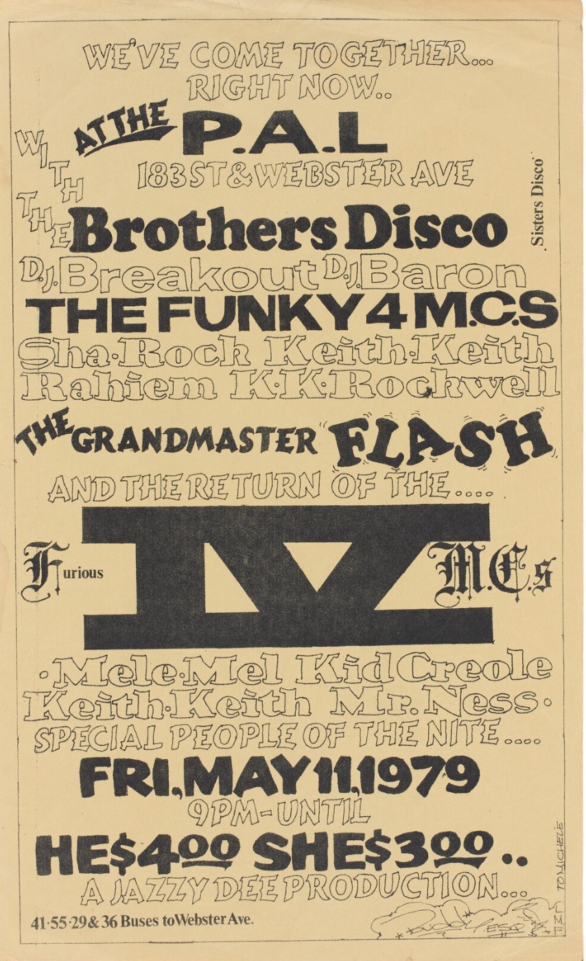 Bronx Rap Battle poster featuring Grandmaster Flash 